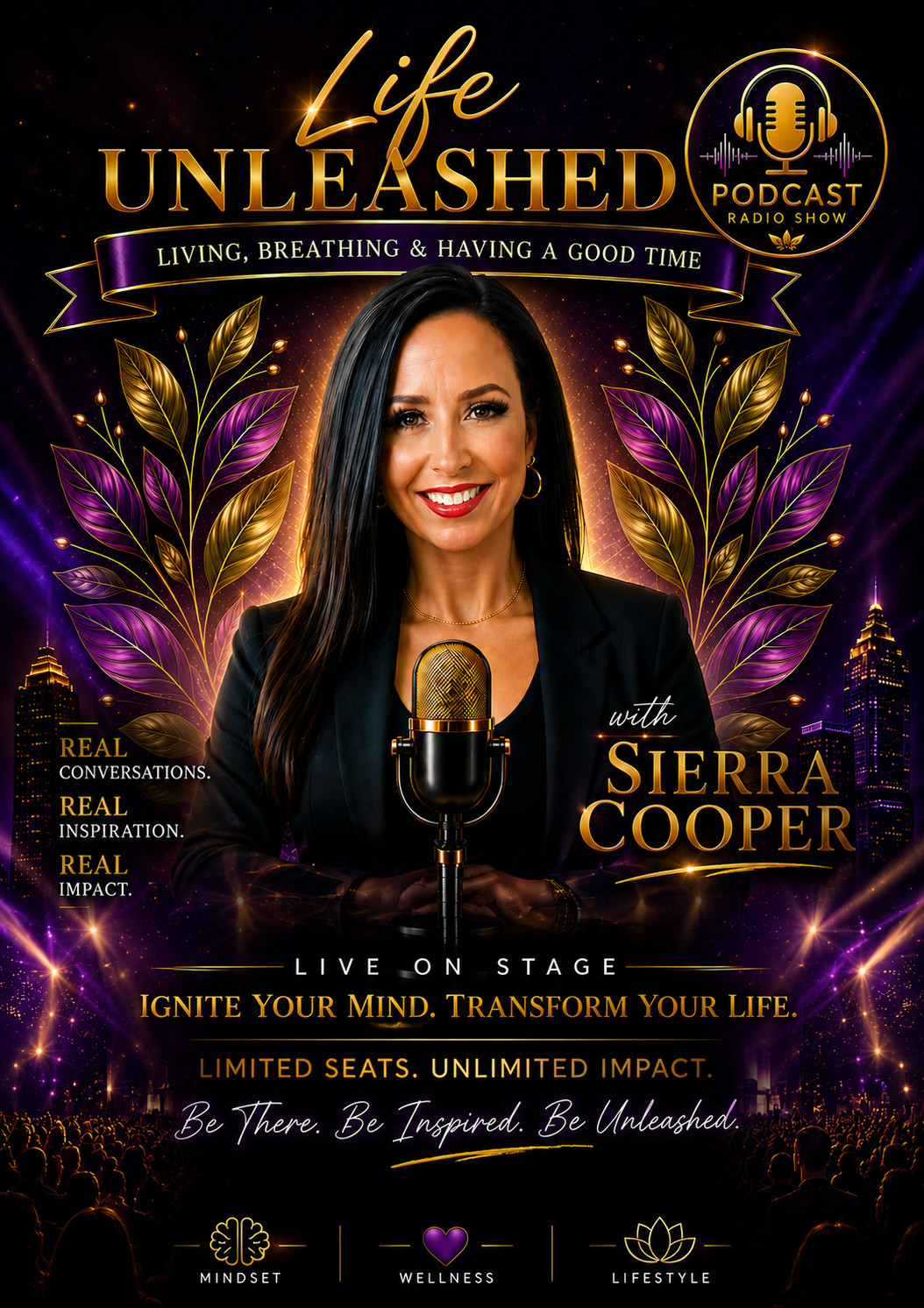 Sierra Cooper, host of Life Unleashed Podcast